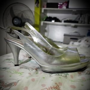 Silver heels